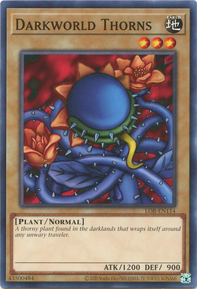 Darkworld Thorns — Legend of Blue Eyes White Dragon (25th Anniversary Edition) — Yu-Gi-Oh!