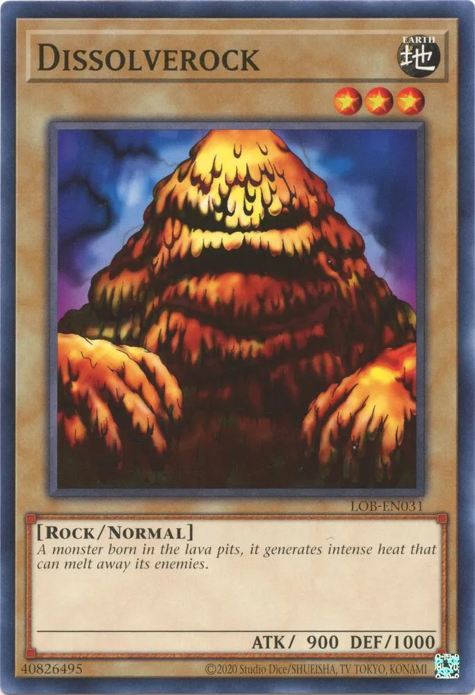Dissolverock — Legend of Blue Eyes White Dragon (25th Anniversary Edition) — Yu-Gi-Oh!
