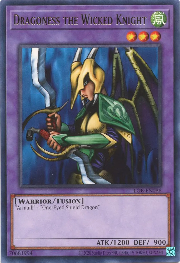 Dragoness the Wicked Knight — Legend of Blue Eyes White Dragon (25th Anniversary Edition) — Yu-Gi-Oh!