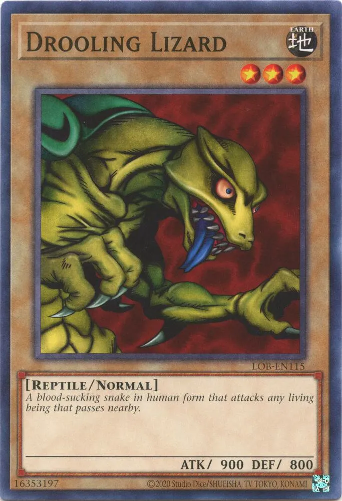 Drooling Lizard — Legend of Blue Eyes White Dragon (25th Anniversary Edition) — Yu-Gi-Oh!