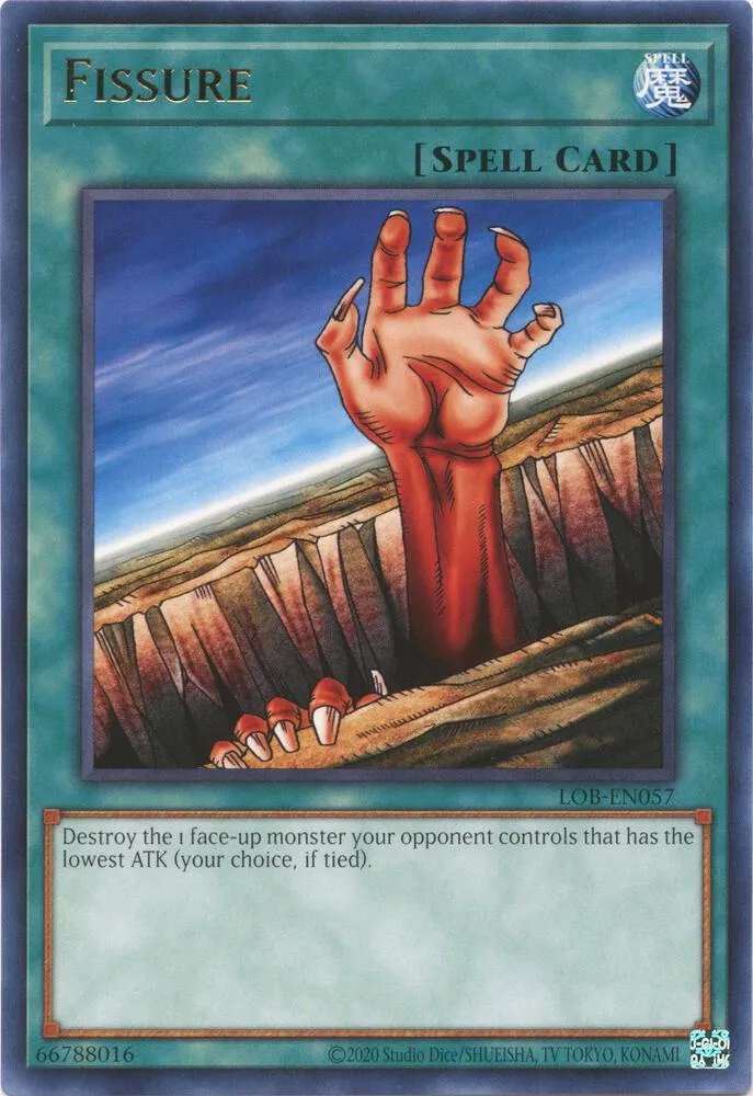 Fissure — Legend of Blue Eyes White Dragon (25th Anniversary Edition) — Yu-Gi-Oh!