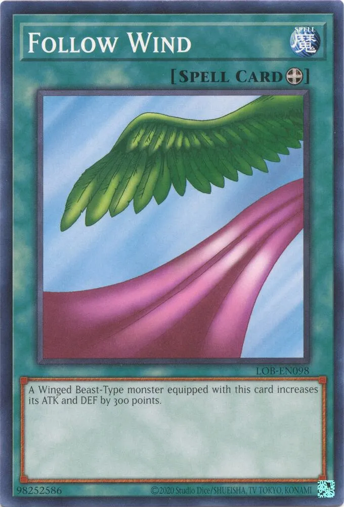 Follow Wind — Legend of Blue Eyes White Dragon (25th Anniversary Edition) — Yu-Gi-Oh!