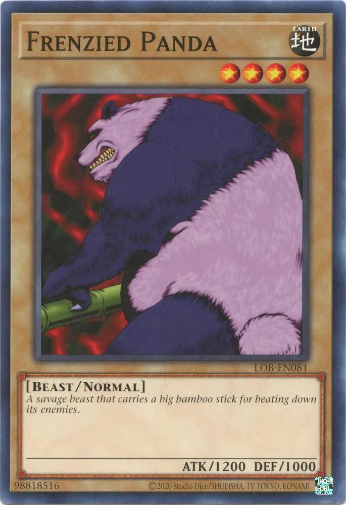 Frenzied Panda — Legend of Blue Eyes White Dragon (25th Anniversary Edition) — Yu-Gi-Oh!