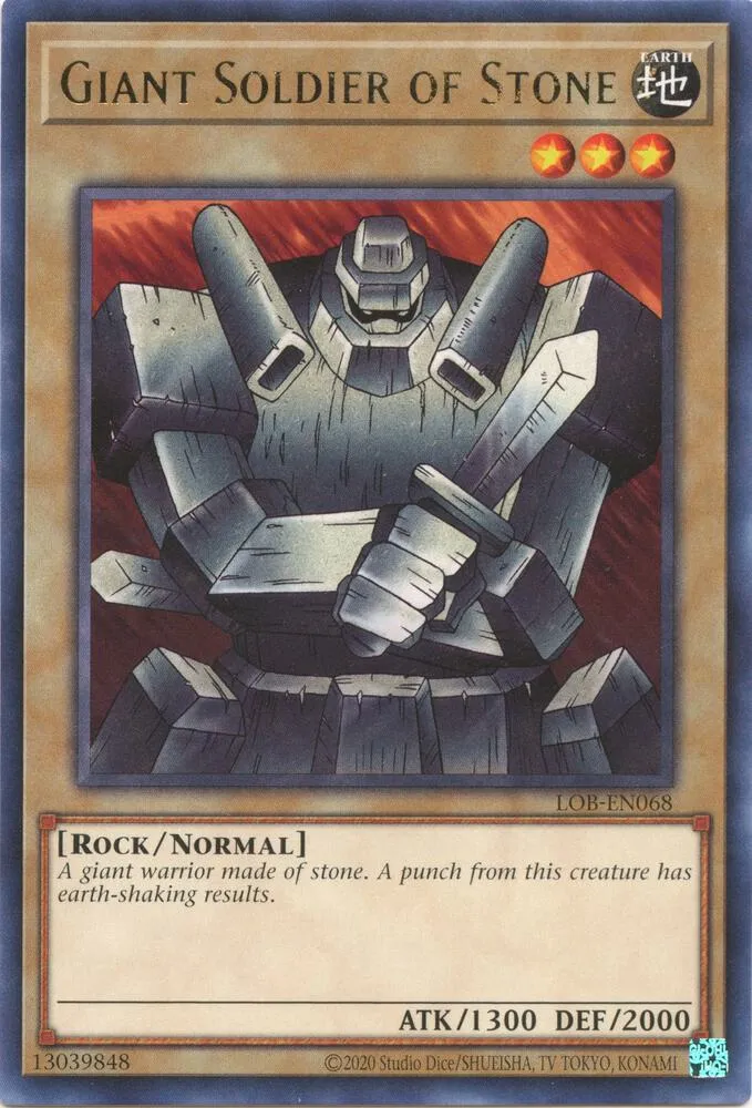 Giant Soldier of Stone — Legend of Blue Eyes White Dragon (25th Anniversary Edition) — Yu-Gi-Oh!