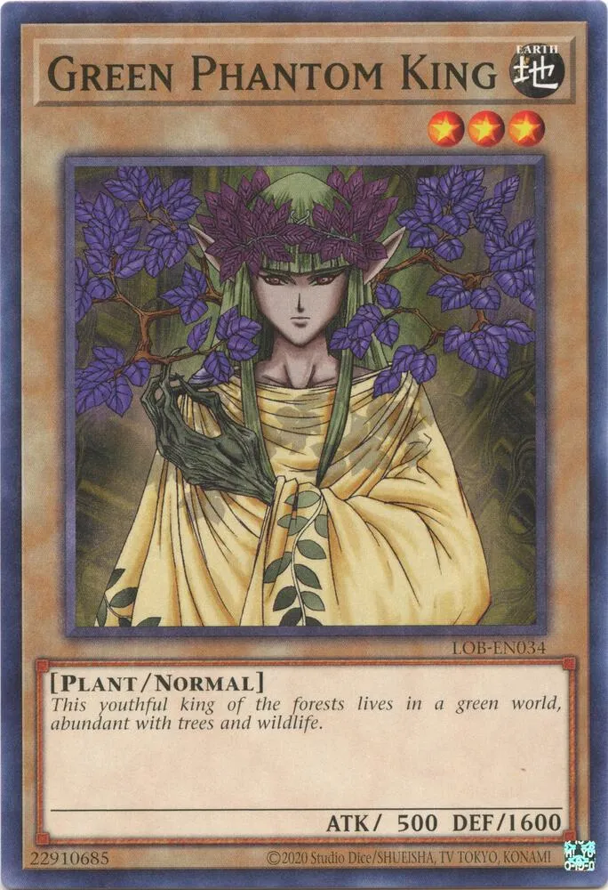 Green Phantom King — Legend of Blue Eyes White Dragon (25th Anniversary Edition) — Yu-Gi-Oh!
