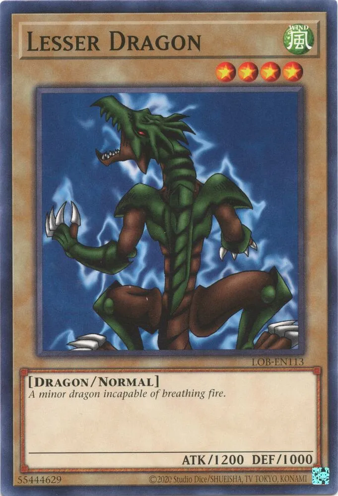 Lesser Dragon — Legend of Blue Eyes White Dragon (25th Anniversary Edition) — Yu-Gi-Oh!