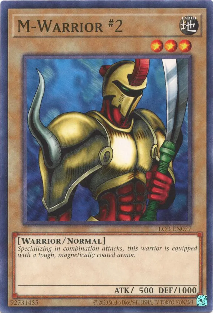 M-Warrior #2 — Legend of Blue Eyes White Dragon (25th Anniversary Edition) — Yu-Gi-Oh!