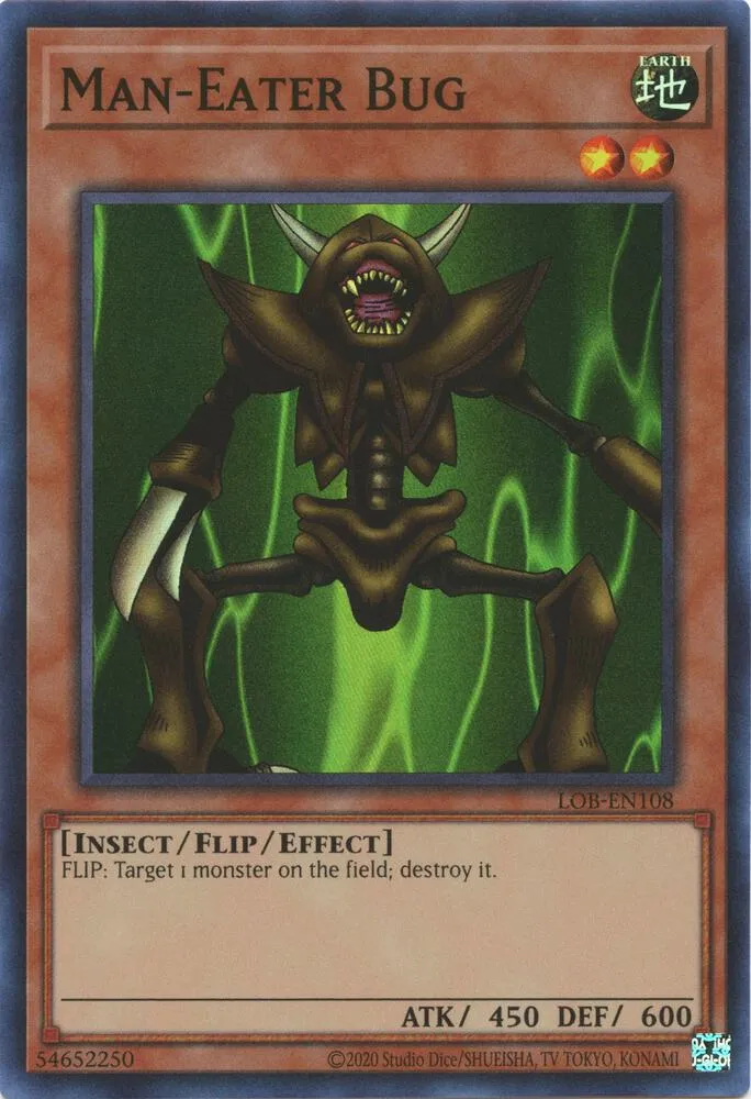 Man-Eater Bug — Legend of Blue Eyes White Dragon (25th Anniversary Edition) — Yu-Gi-Oh!