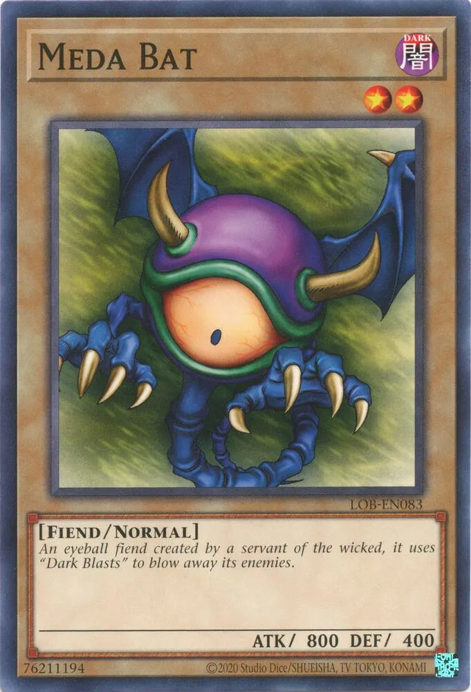 Meda Bat — Legend of Blue Eyes White Dragon (25th Anniversary Edition) — Yu-Gi-Oh!