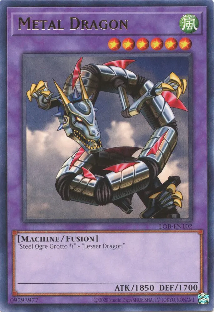 Dragon Métallique — Legend of Blue Eyes White Dragon (25th Anniversary Edition) — Yu-Gi-Oh!