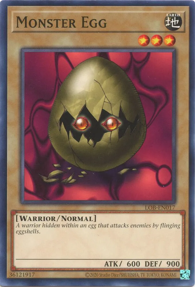 Monster Egg — Legend of Blue Eyes White Dragon (25th Anniversary Edition) — Yu-Gi-Oh!