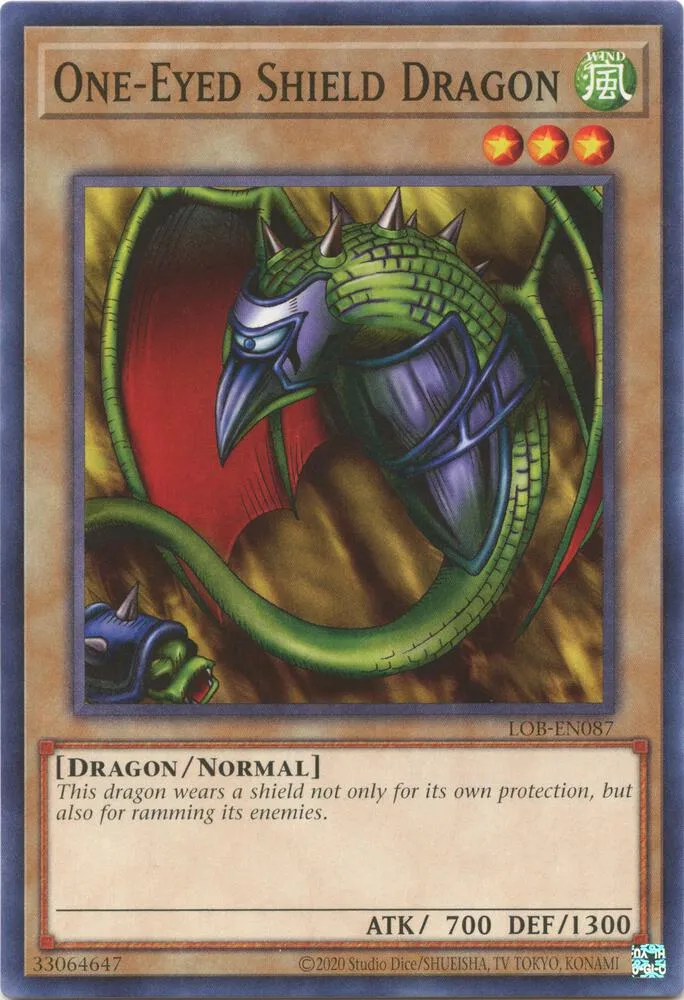 One-Eyed Shield Dragon — Legend of Blue Eyes White Dragon (25th Anniversary Edition) — Yu-Gi-Oh!