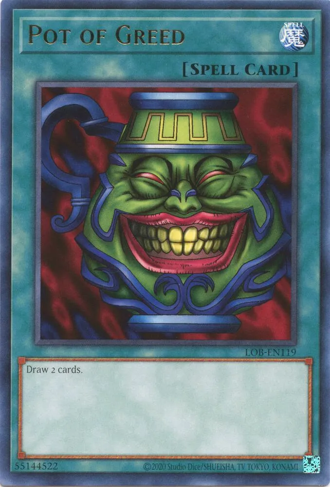Pot of Greed — Legend of Blue Eyes White Dragon (25th Anniversary Edition) — Yu-Gi-Oh!