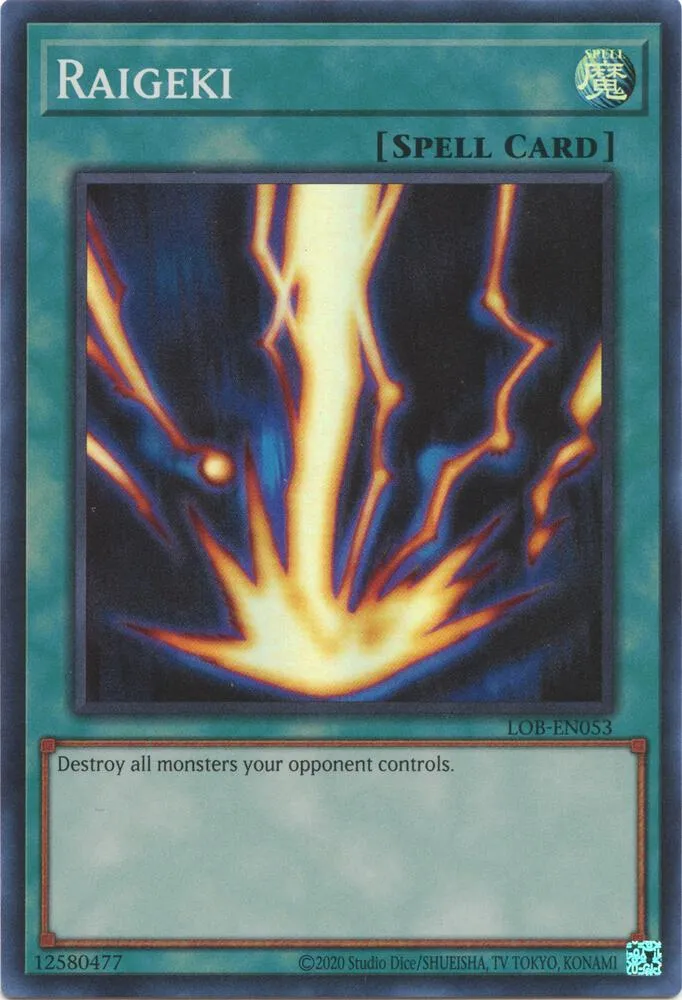 Raigeki — Legend of Blue Eyes White Dragon (25th Anniversary Edition) — Yu-Gi-Oh!