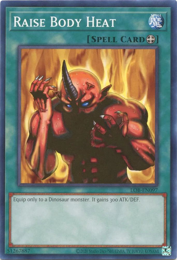 Raise Body Heat — Legend of Blue Eyes White Dragon (25th Anniversary Edition) — Yu-Gi-Oh!