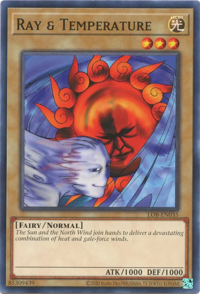 Ray & Temperature — Legend of Blue Eyes White Dragon (25th Anniversary Edition) — Yu-Gi-Oh!