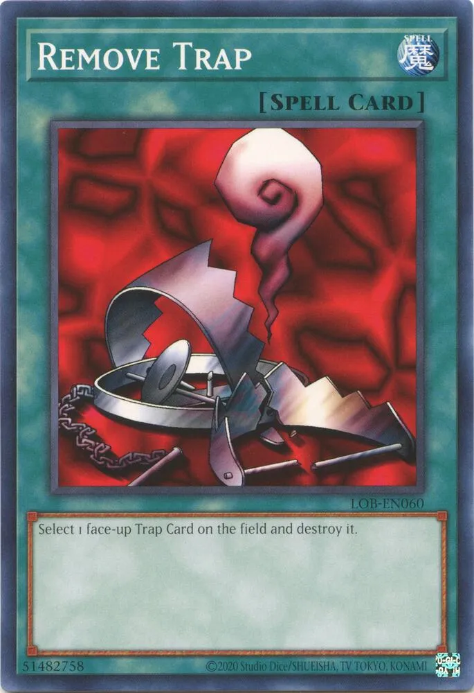 Remove Trap — Legend of Blue Eyes White Dragon (25th Anniversary Edition) — Yu-Gi-Oh!