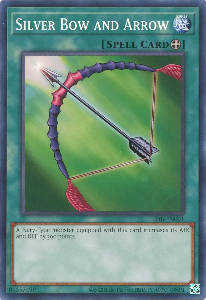 Silver Bow and Arrow — Legend of Blue Eyes White Dragon (25th Anniversary Edition) — Yu-Gi-Oh!