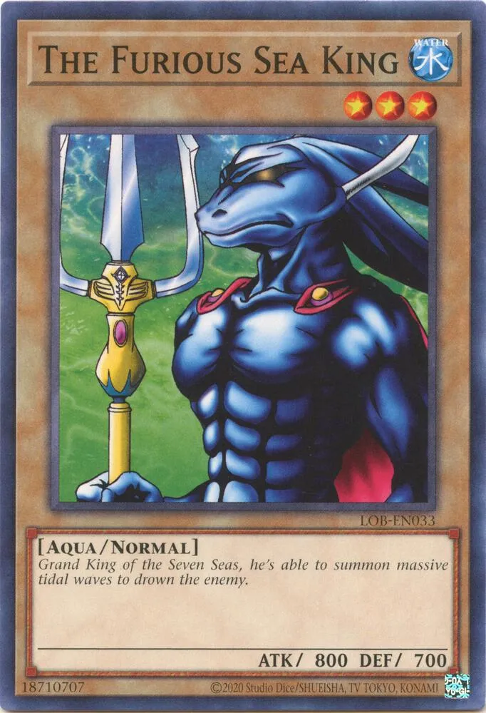 The Furious Sea King — Legend of Blue Eyes White Dragon (25th Anniversary Edition) — Yu-Gi-Oh!