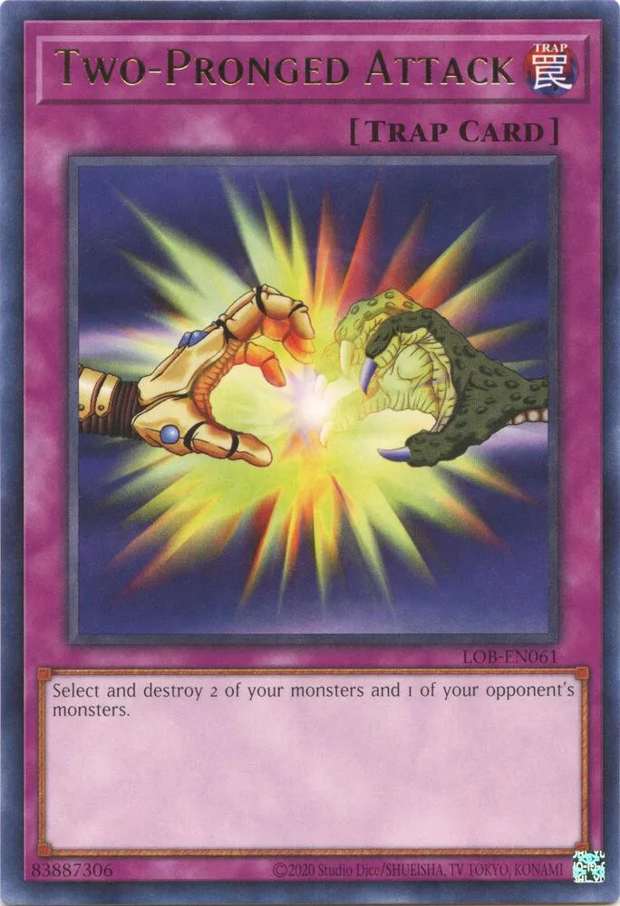 Attaque en Double Fourche — Legend of Blue Eyes White Dragon (25th Anniversary Edition) — Yu-Gi-Oh!