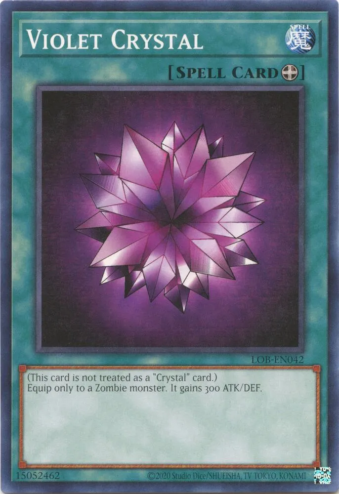 Violet Crystal — Legend of Blue Eyes White Dragon (25th Anniversary Edition) — Yu-Gi-Oh!