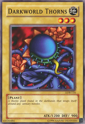 Darkworld Thorns — Legend of Blue Eyes White Dragon - Unlimited — Yu-Gi-Oh!