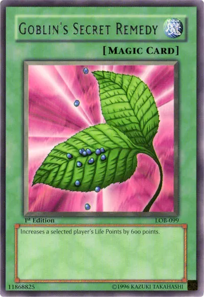 Remède Secret du Gobelin — Legend of Blue Eyes White Dragon — Yu-Gi-Oh!
