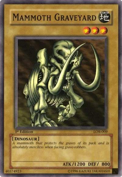 Mammoth Graveyard — Legend of Blue Eyes White Dragon — Yu-Gi-Oh!