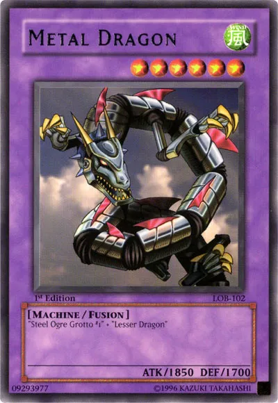 Dragon Métallique — Legend of Blue Eyes White Dragon — Yu-Gi-Oh!