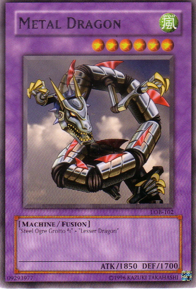 Metal Dragon — Legend of Blue Eyes White Dragon - Unlimited — Yu-Gi-Oh!