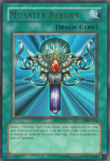 Monster Reborn — Legend of Blue Eyes White Dragon - Unlimited — Yu-Gi-Oh!