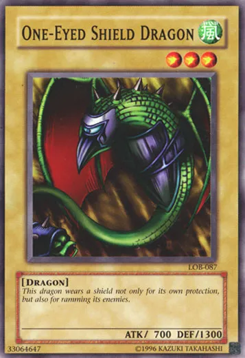 One-Eyed Shield Dragon — Legend of Blue Eyes White Dragon - Unlimited — Yu-Gi-Oh!