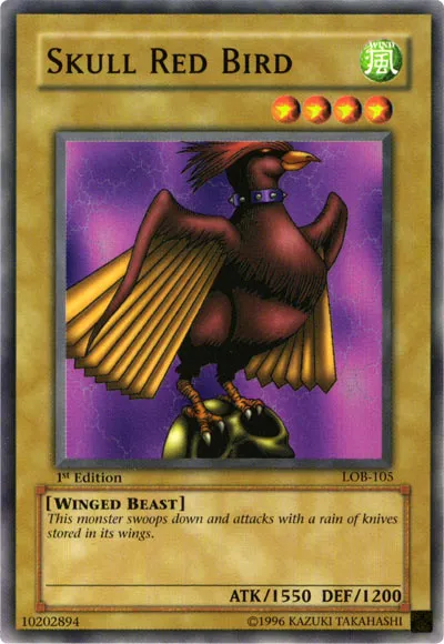 Skull Red Bird — Legend of Blue Eyes White Dragon — Yu-Gi-Oh!