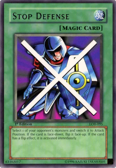Stop Défense — Legend of Blue Eyes White Dragon — Yu-Gi-Oh!