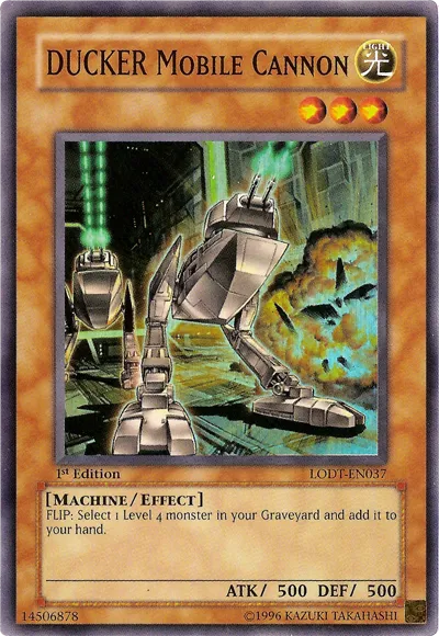 DUCKER Mobile Cannon from Light of Destruction - Yu-Gi-Oh!