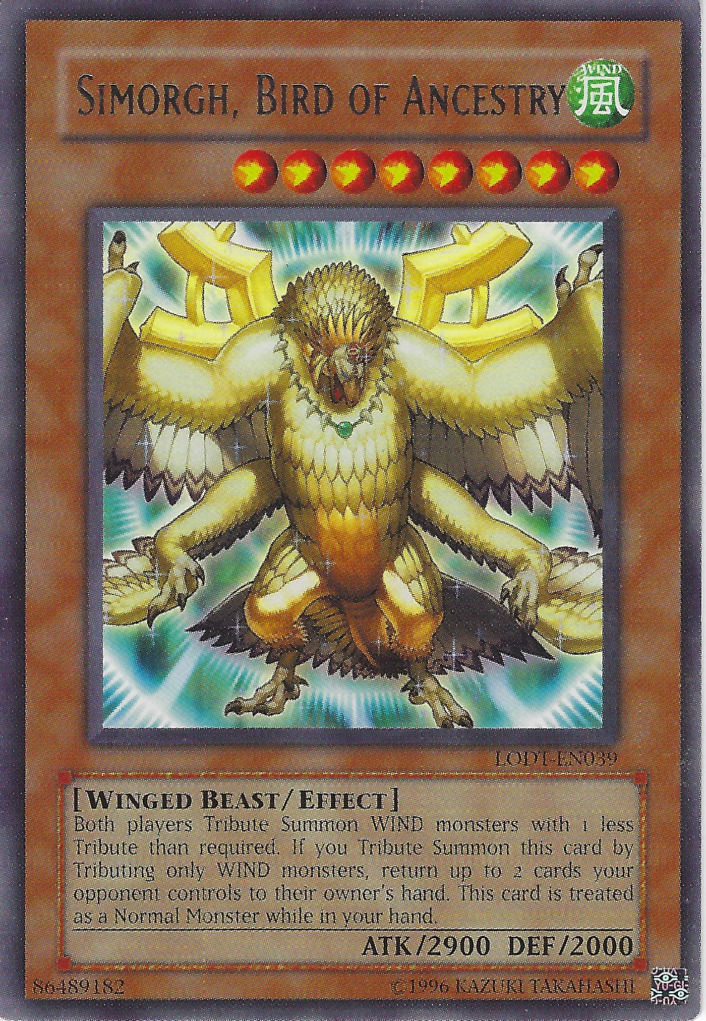 Simorgh, Bird of Ancestry — Light of Destruction - Unlimited — Yu-Gi-Oh!