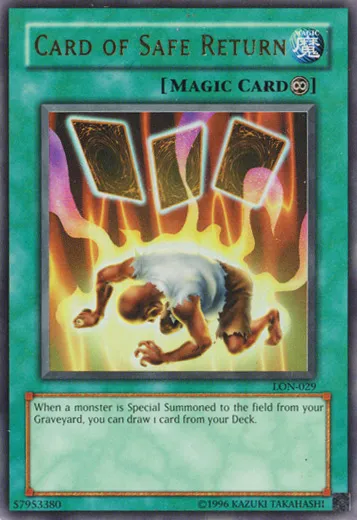 Card of Safe Return — Labyrinth of Nightmare - Unlimited — Yu-Gi-Oh!
