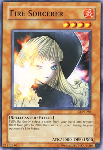 Fire Sorcerer — Labyrinth of Nightmare - Unlimited — Yu-Gi-Oh!