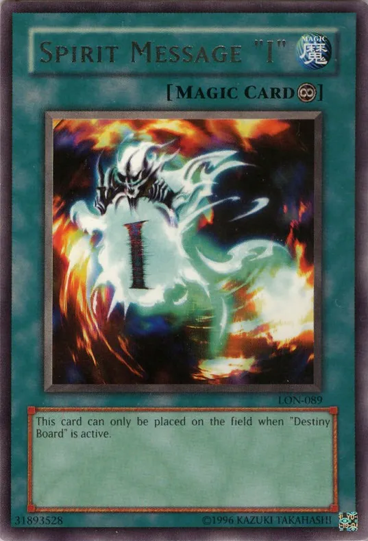 Message Spirituel "I" — Labyrinth of Nightmare - Unlimited — Yu-Gi-Oh!