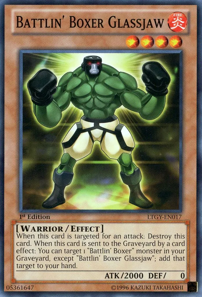 Battlin' Boxer Glassjaw — Lord of the Tachyon Galaxy — Yu-Gi-Oh!