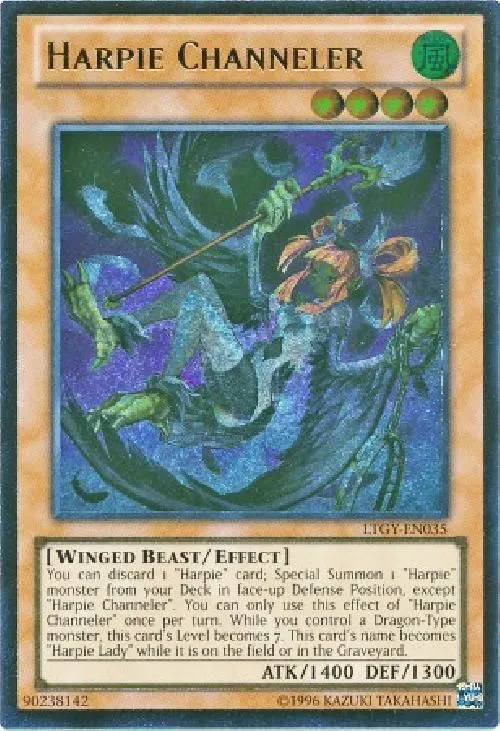 Harpie Channeler — Lord of the Tachyon Galaxy - Unlimited — Yu-Gi-Oh!