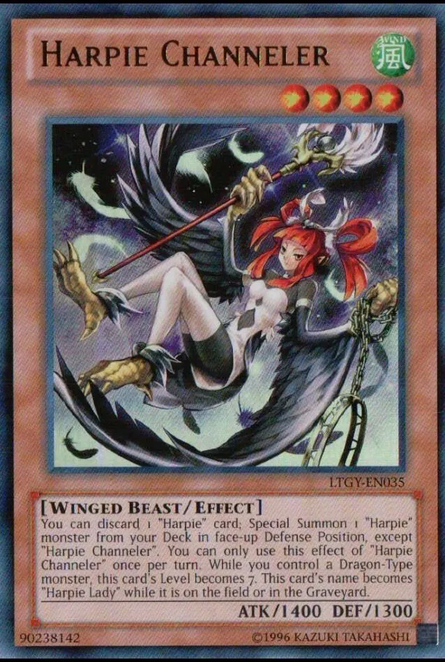Harpie Channeler — Lord of the Tachyon Galaxy - Unlimited — Yu-Gi-Oh!