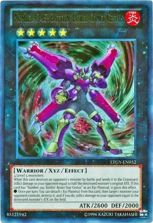 Number C105: Battlin' Boxer Comet Cestus — Lord of the Tachyon Galaxy - Unlimited — Yu-Gi-Oh!