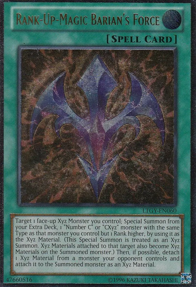 Rank-Up-Magic Barian's Force — Lord of the Tachyon Galaxy - Unlimited — Yu-Gi-Oh!