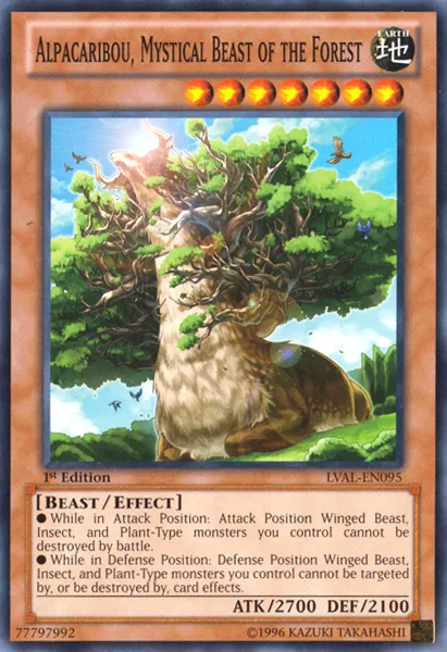 Alpacaribou, Mystical Beast of the Forest — Legacy of the Valiant — Yu-Gi-Oh!
