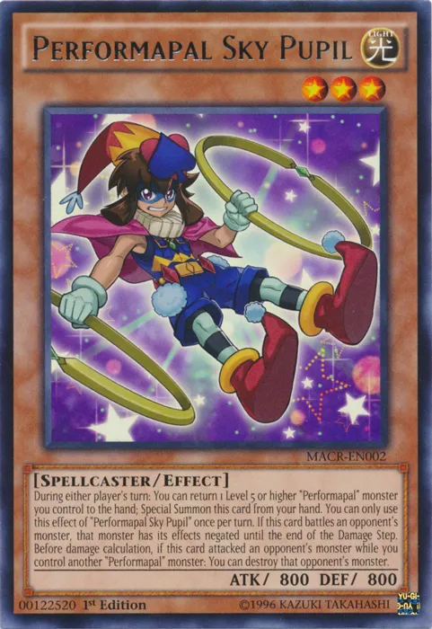 Performapal Sky Pupil — Maximum Crisis — Yu-Gi-Oh!