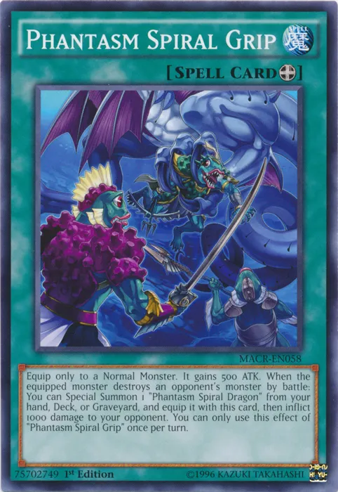 Phantasm Spiral Grip — Maximum Crisis — Yu-Gi-Oh!