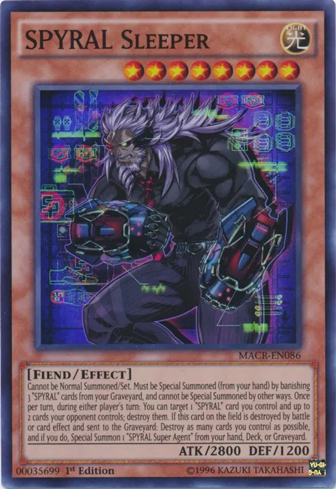 SPYRAL Sleeper — Maximum Crisis — Yu-Gi-Oh!