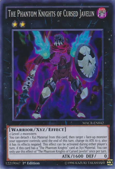 The Phantom Knights of Cursed Javelin — Maximum Crisis — Yu-Gi-Oh!