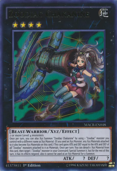 Zoodiac Chakanine — Maximum Crisis — Yu-Gi-Oh!